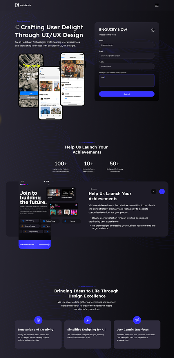 SaaS Product Website